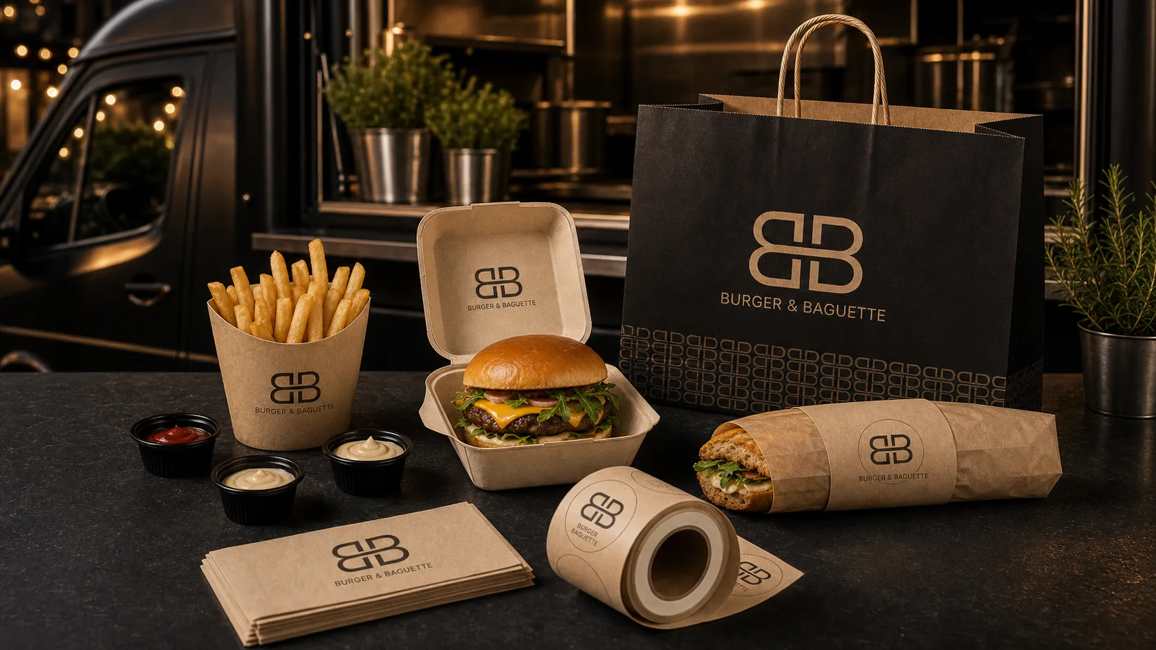 Burger & Baguette Packaging